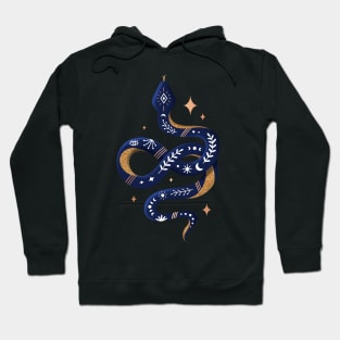 Snake - Blue and Gold Hoodie